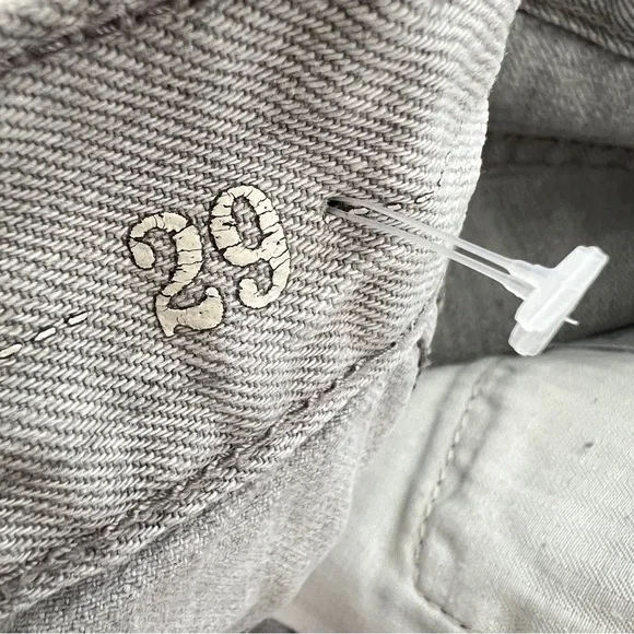 Levi’s light Gray Denim cutoffs jean Shorts size 29 - Picture 7 of 9